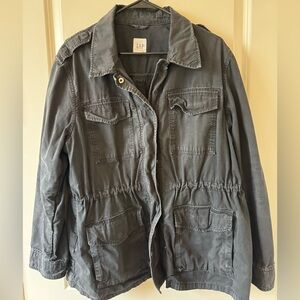 GAP Women's faded black/gray field utility Jacket
